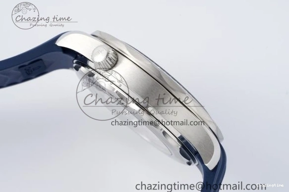 0328 Fashionable Seamaster Diver 300M ZF 1:1 Best Edition Blue Ceramic Blue Dial on Blue Rubber Strap A 7822